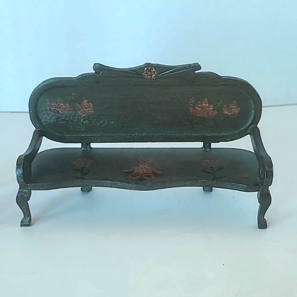 Russ Dollhouse Bench and chair